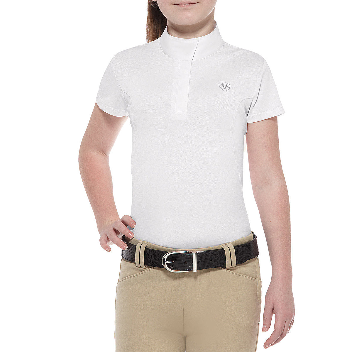 Ariat Girls Aptos Show Shirt - Long Sleeve Equestrian Riding Shirt for Horse Shows & Competitions | Perfect for Western & English Riding Styles