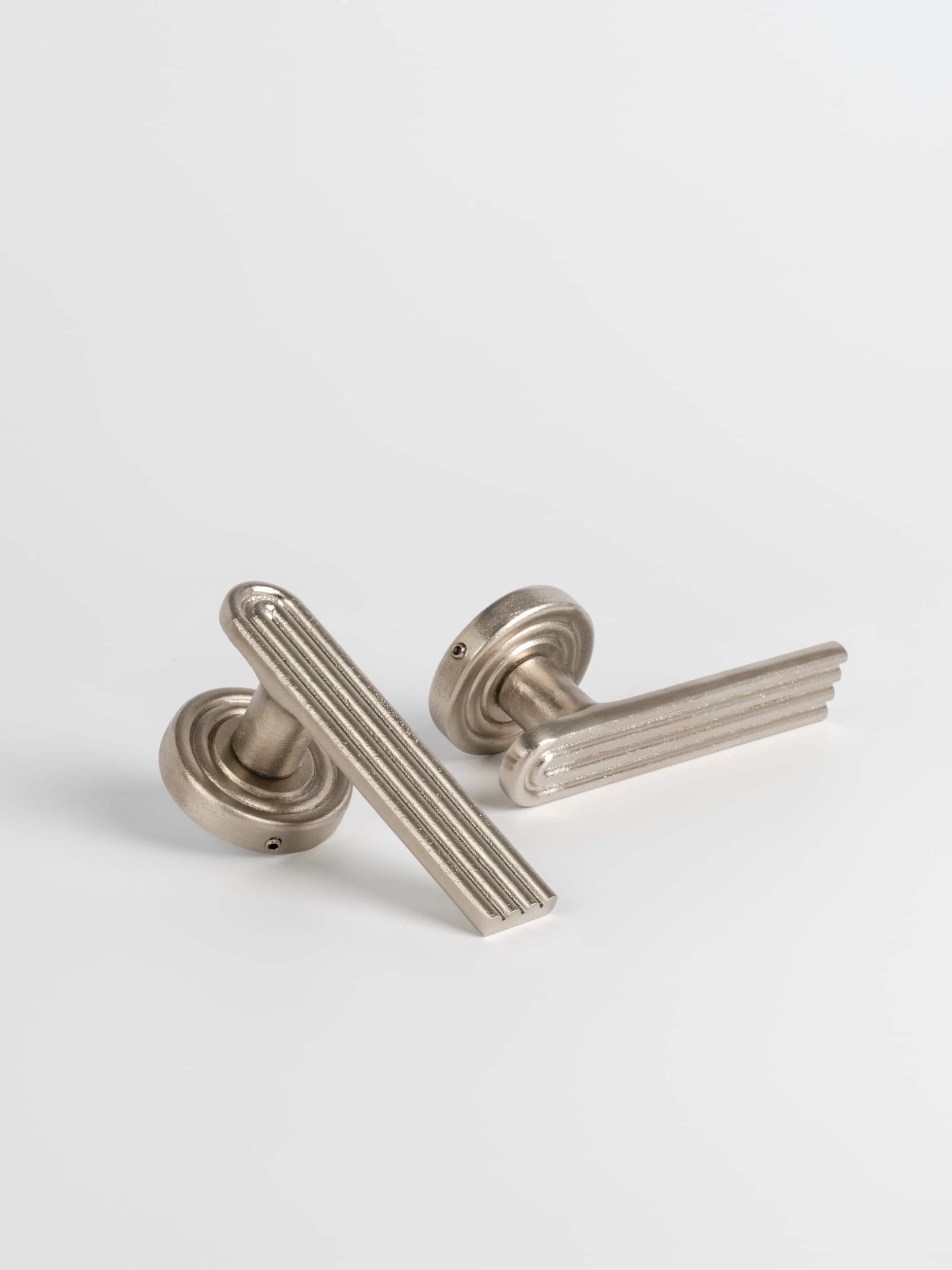 Premium Passage Door Handle Set No. 18 - Modern Interior Door Knob for Home & Office - Perfect for Bedrooms, Bathrooms, and Closets