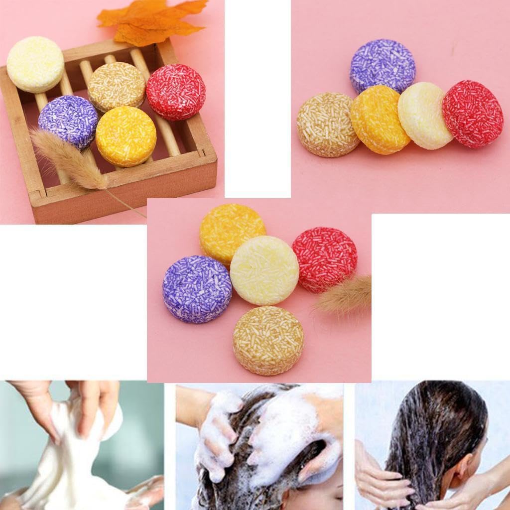 Organic Natural Hair Nourishing Solid Shampoo Bar with Polygonum Multiflorum - Sulfate-Free, Vegan & Eco-Friendly Shampoo Soap for Dry, Damaged Hair - Perfect for Travel, Gym & Zero-Waste Lifestyle
