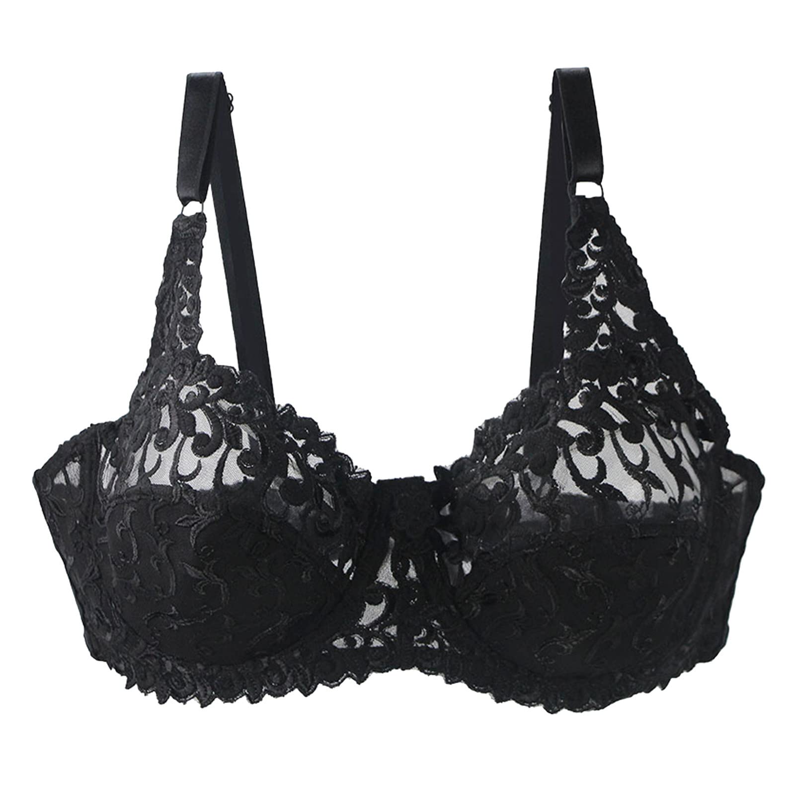 Sexy Plus Size Lace Push Up Bra for Women - Comfortable & Supportive Underwear for Everyday Wear or Special Occasions