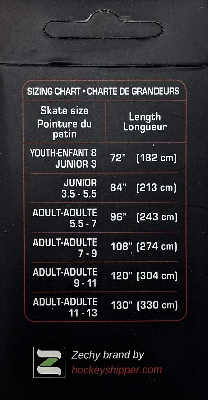ZECHY Premium Waxed Hockey Laces for Ice & Roller Skates - Durable, Non-Slip Performance Laces (72, 84, 96, 108, 120, 130 Inch Sizes) - Perfect for Hockey Players, Figure Skaters & Speed Skaters