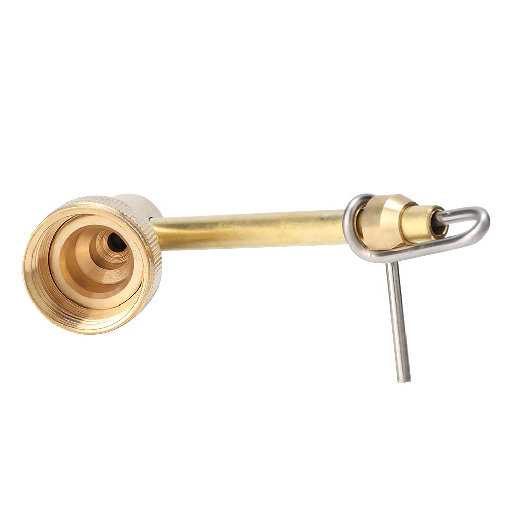 Premium Brass Beer Jet Bottle Washer - High Pressure Faucet Adapter for Home Brewing, Bottling & Draft Beer Systems | Perfect for Home Brewers, Bars & Commercial Use