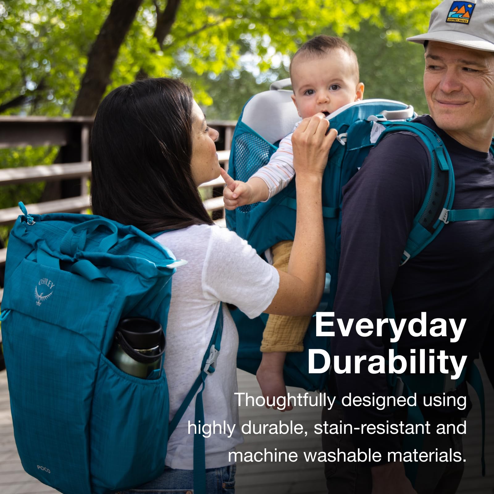 Osprey Poco Changing Tote Bag - Waterproof Diaper Bag for Parents, Baby Essentials Organizer with Multiple Pockets | Perfect for Travel, Hiking & Everyday Use