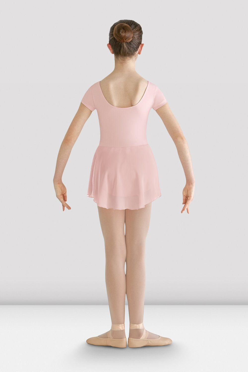 Girls Prisha Short Sleeve Skirted Leotard - Ballet Dance Gymnastics Leotard for Toddler Girls - Perfect for Dance Class, Recital & Performance