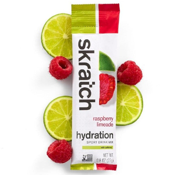 Skratch Labs Sport Hydration Drink Mix - Electrolyte Powder for Runners, Cyclists & Athletes - Lemon Lime Flavor (Single Serve Packet) - Perfect for Workouts, Hiking & Outdoor Activities