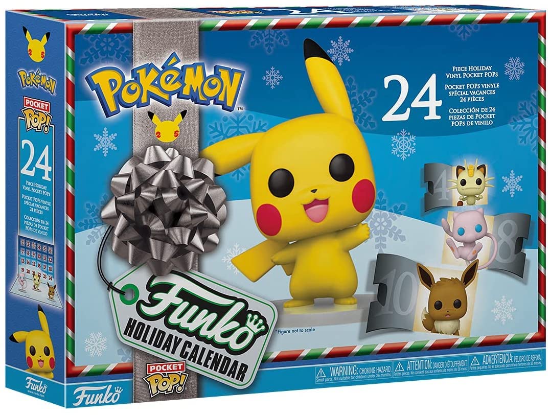 Funko Pop! Pokemon Advent Calendar 2021 - 24 Surprise Collectible Figures for Christmas Countdown, Holiday Decor & Gift for Fans