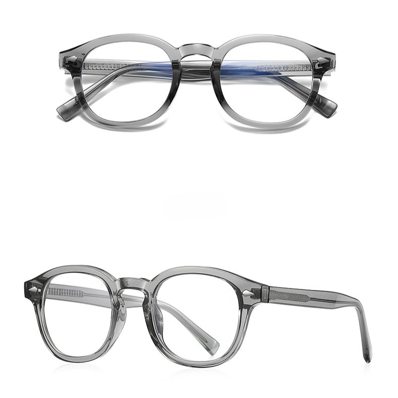 2024 Trendy Square Unisex Transparent Eyeglasses - Lightweight & Durable for Reading, Work, and Fashion Accessories