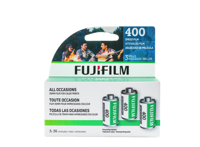 FUJIFILM Superia X-TRA 400 35mm Color Negative Film - 3 Pack (36 Exposures Each) for Stunning Outdoor & Low Light Photography - Perfect for Travel, Portraits, and Street Photography