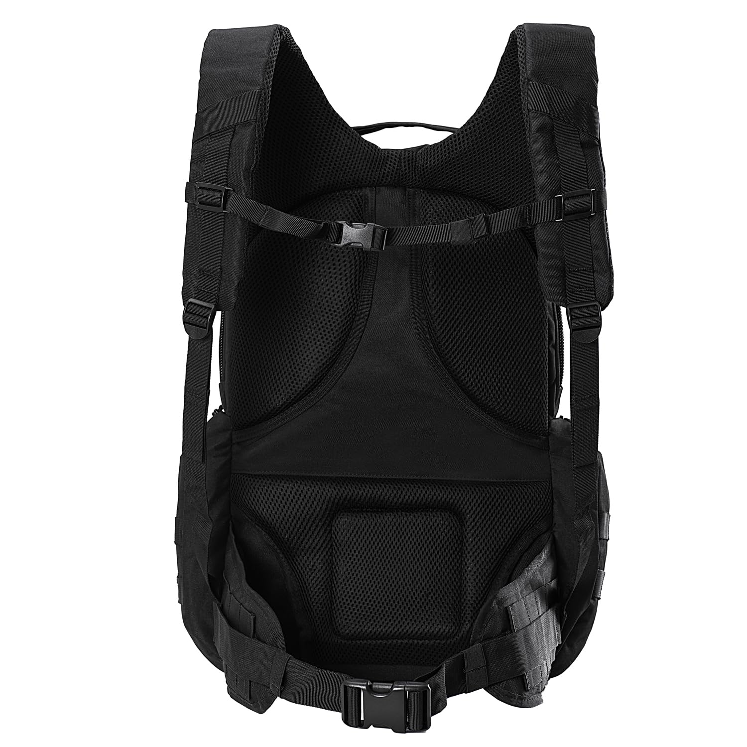 Tactical Backpack for Men - 35L Military Hiking Backpack, Durable Motorcycle Backpack (Black) - Perfect for Outdoor Adventures, Camping & Travel