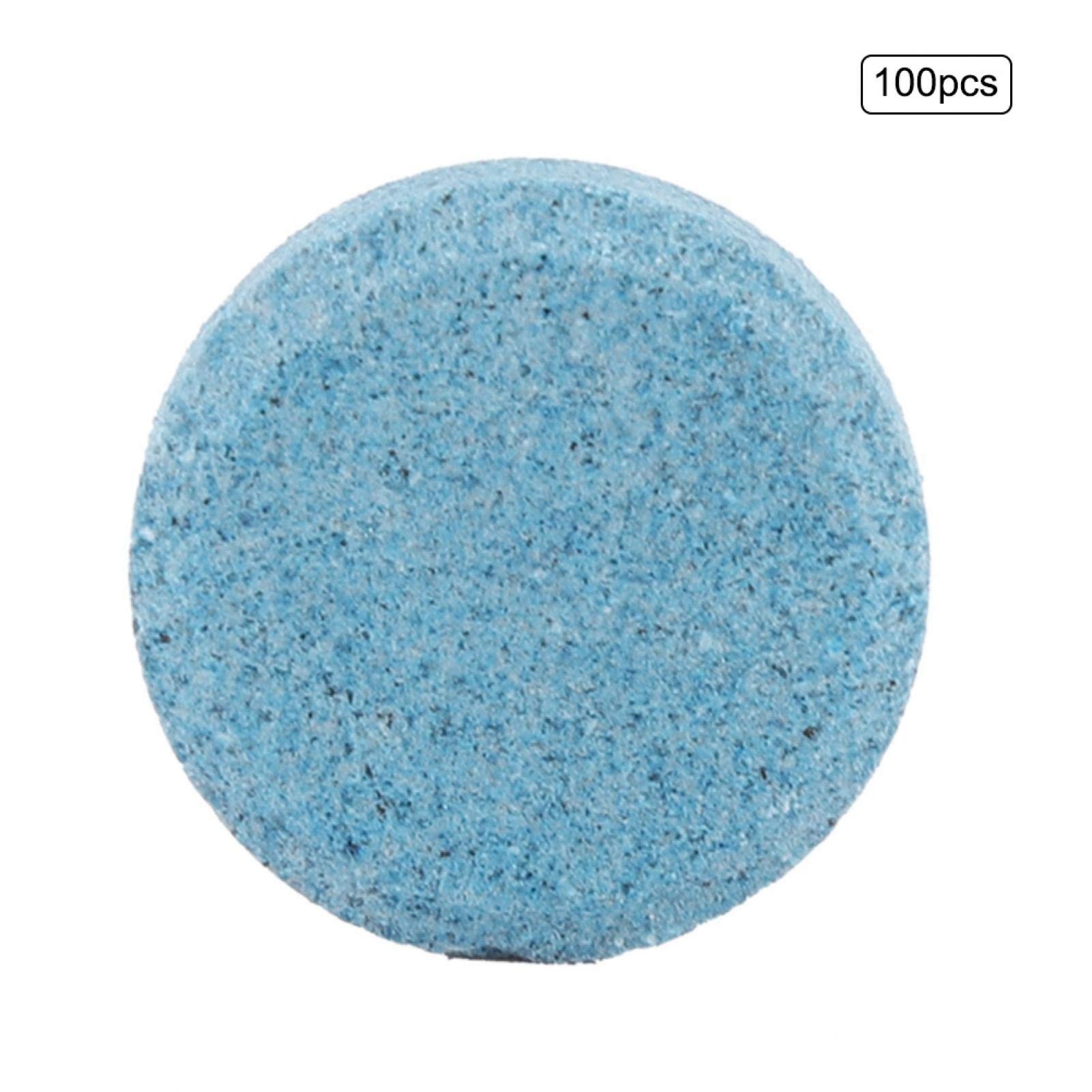 Ymiko Windshield Washer Tablets - 100pcs Effervescent Cleaning Tablets for Car Glass, Windscreen Wiper & Kitchen Windows | Fast-Dissolving, Streak-Free Shine | Perfect for Road Trips, Winter Driving & Household Cleaning
