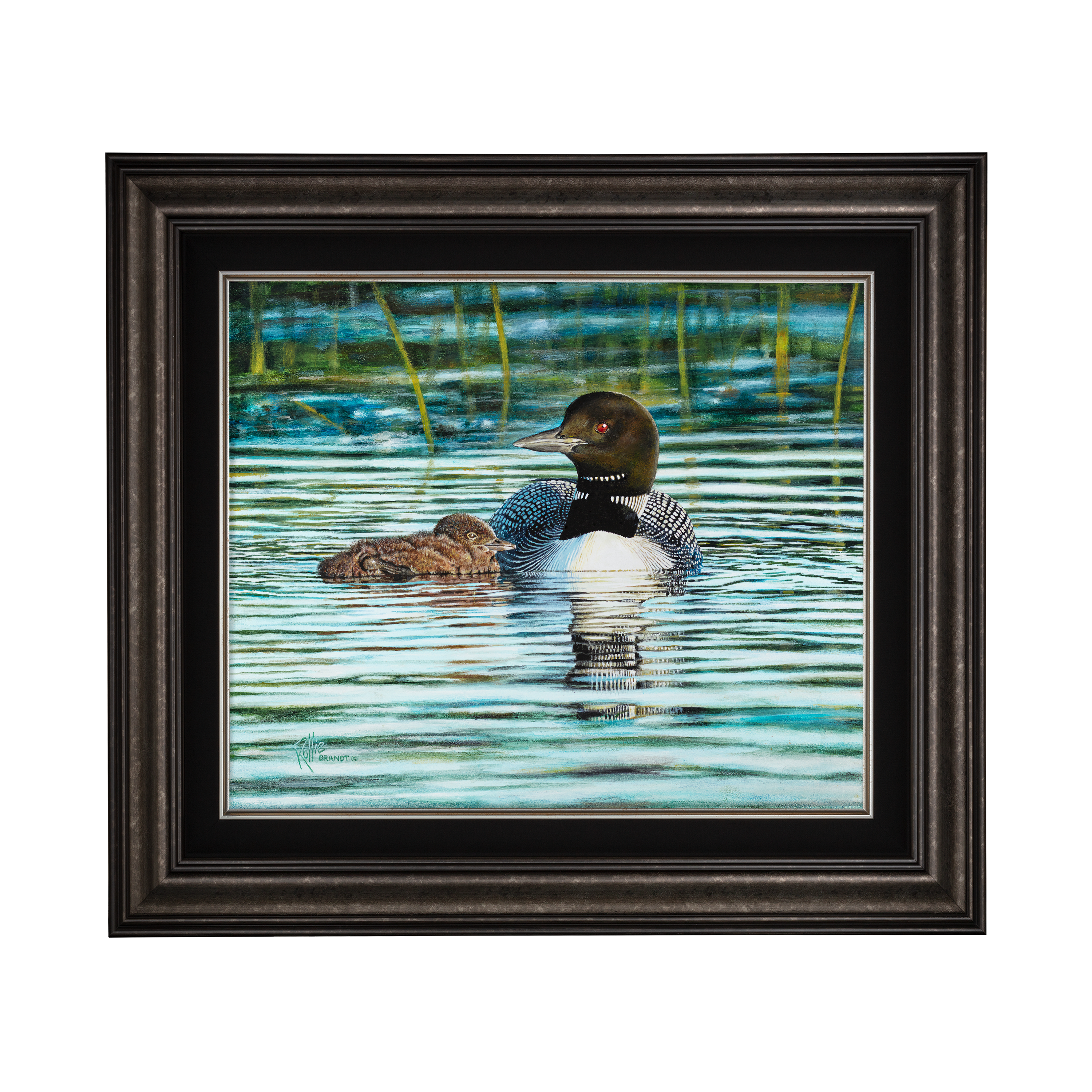 Rollie Brandt Swimming Lessons - 16x20 Inch Art Print - Perfect for Poolside Decor, Swim Instructor Gifts & Aquatic-Themed Home Decor