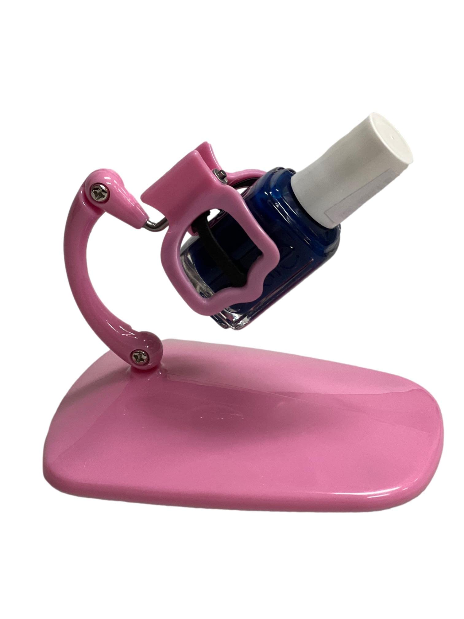 Anti-Spill Tilted Nail Polish Bottle Holder Stand - Secure Grip for Fingernail Painting & Nail Art | Perfect Manicure & Pedicure Accessories | Ideal for Home Salon, DIY Nail Care & Professional Use