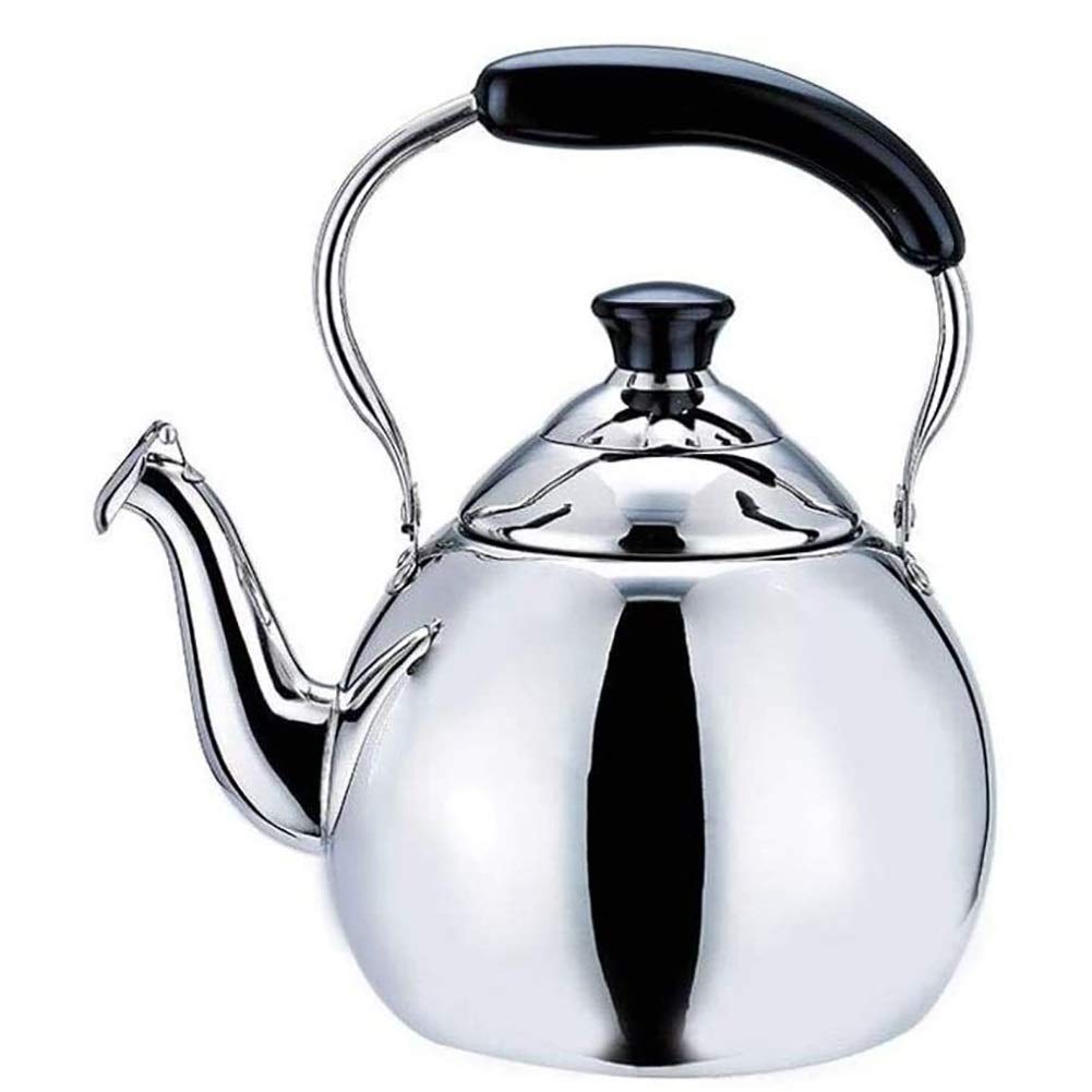 Premium Stainless Steel Stovetop Tea Kettle - 1.5L Capacity, Anti-Scalding Handle, Works on Induction & Gas Stoves - Perfect for Home, Office & Tea Ceremonies