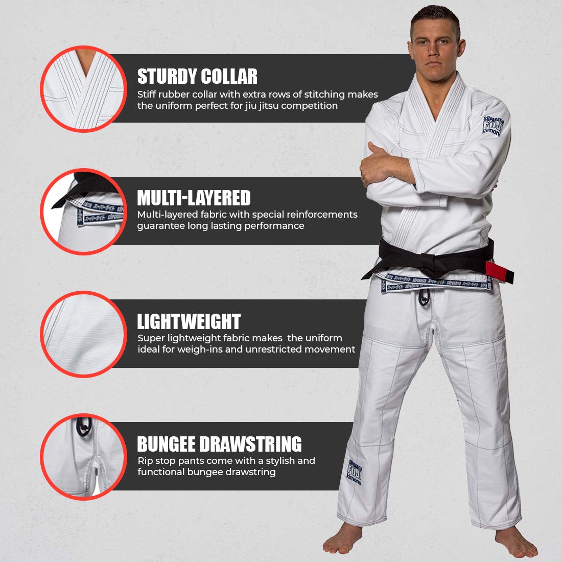 Premium FUJI Boys Karate Uniform - Authentic Japanese Martial Arts Gi for Kids - Ideal for Training, Competitions & Dojo Practice