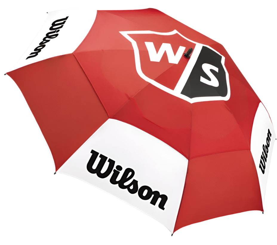 Wilson Tour Umbrella - Large Golf Umbrella with Windproof Design for Men & Women - Perfect for Golf, Tennis, Beach, and Outdoor Activities