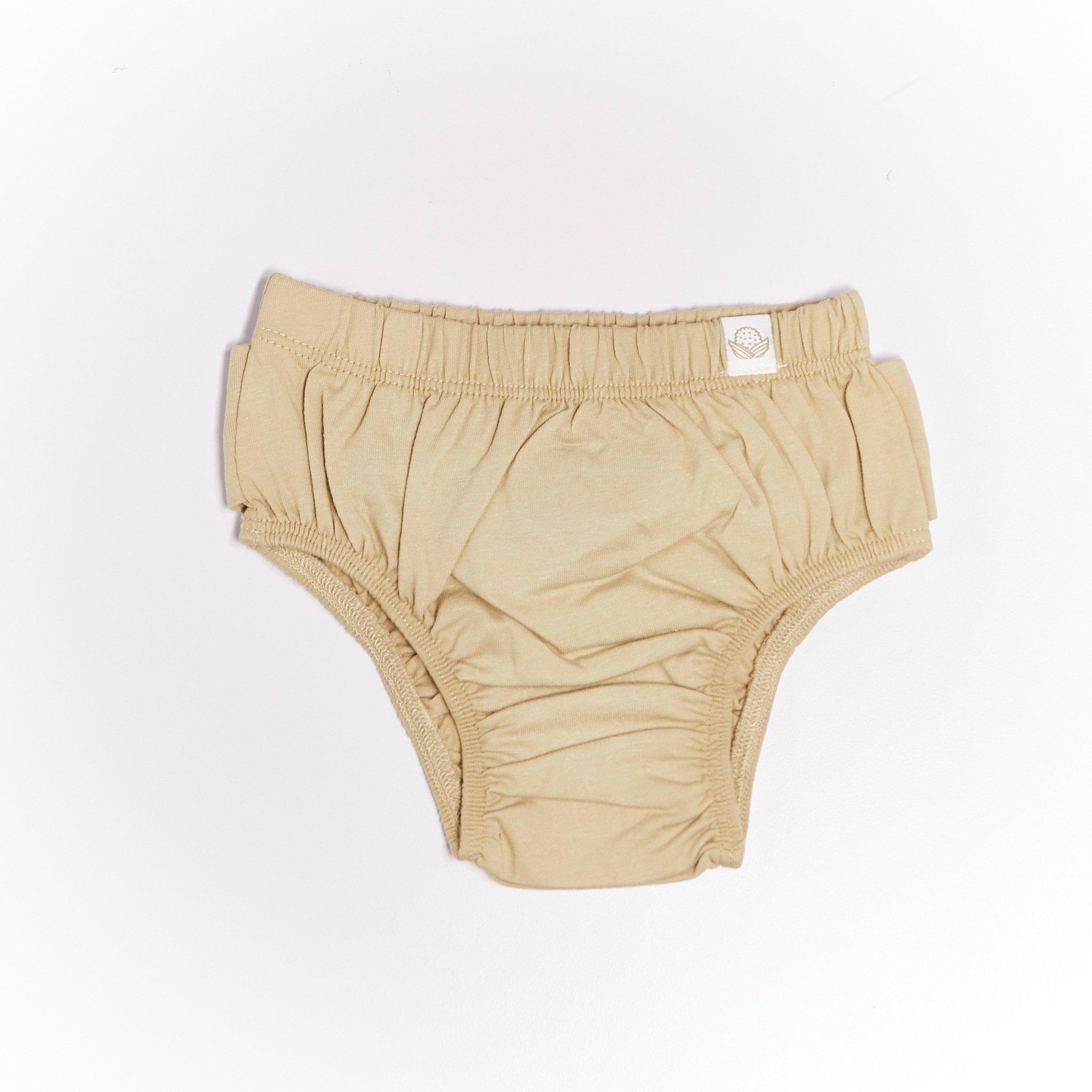Organic Bow Tie Panties - Comfortable & Breathable Cotton Underwear for Women - Perfect for Daily Wear, Yoga & Lounge - Green Tea Color