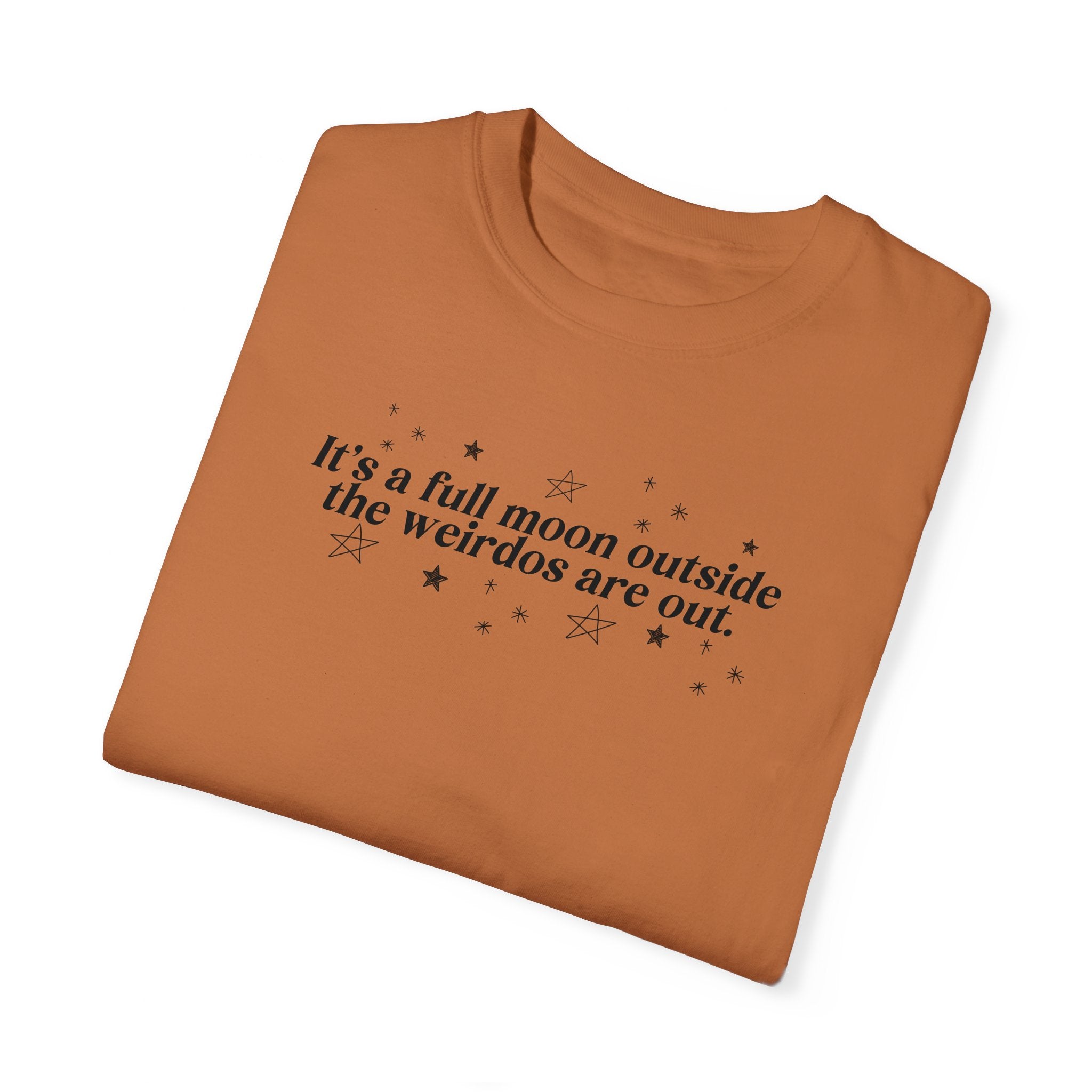 Full Moon Graphic T-Shirt for Men & Women - Trendy Space & Astronomy Themed Tee for Casual Wear, Gifts & Stargazing Events