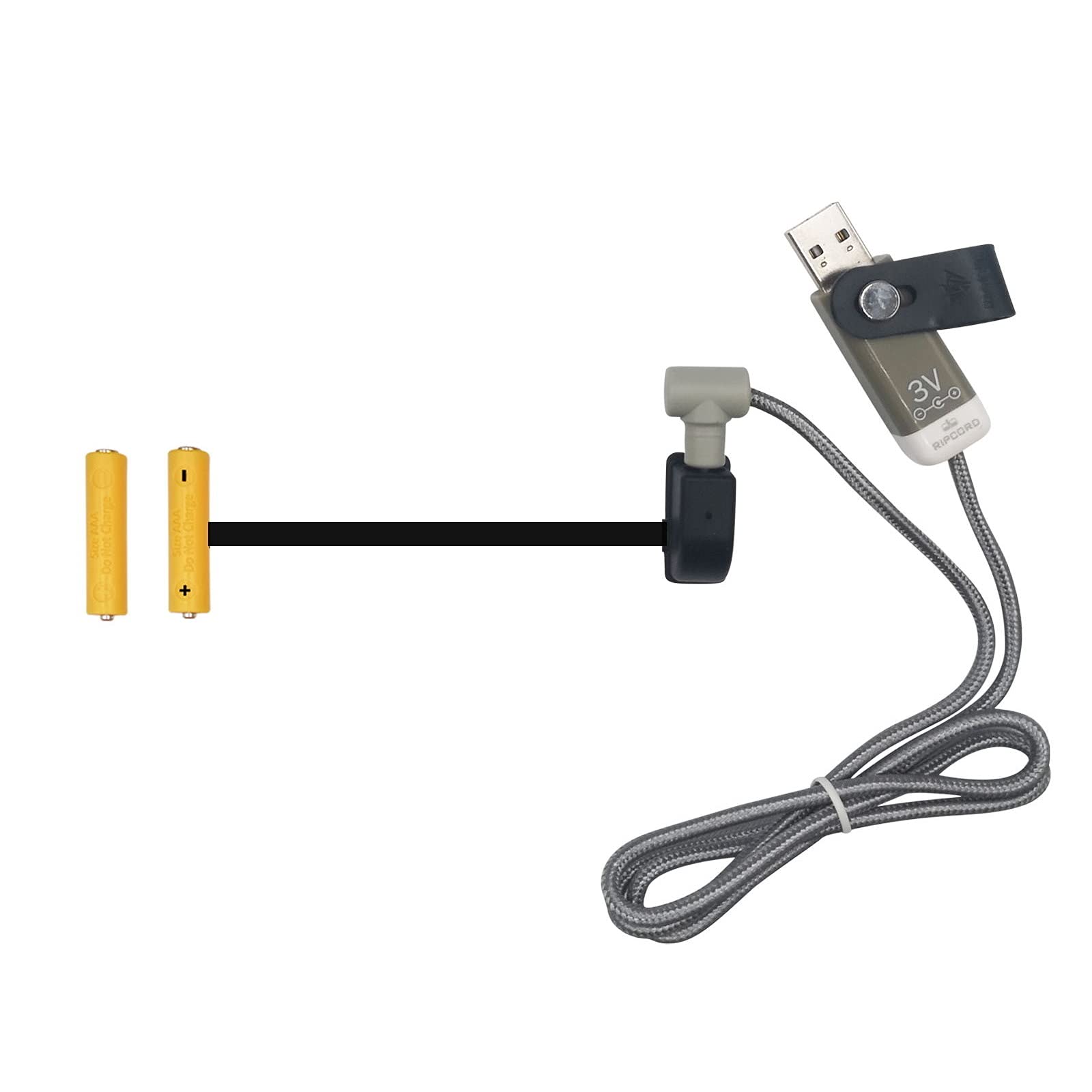 Revolt 2 Battery Kit - USB Rechargeable AAA Battery Replacement with Charger for Wireless Keyboards, Gaming Controllers & Small Electronics