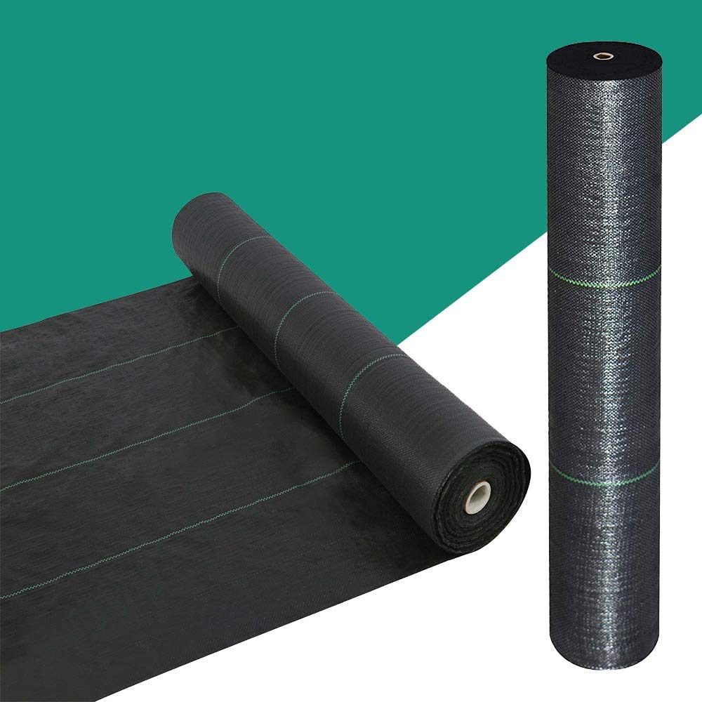 Premium 6ft x 250ft Heavy Duty Weed Barrier Landscape Fabric - 5oz Professional Grade Ground Cover, Anti-Weed Gardening Mat with High Permeability - Easy Setup for Commercial & Outdoor Use - Perfect for Gardens, Lawns, Landscaping Projects, and Weed Control in Yards, Pathways, and Flower Beds