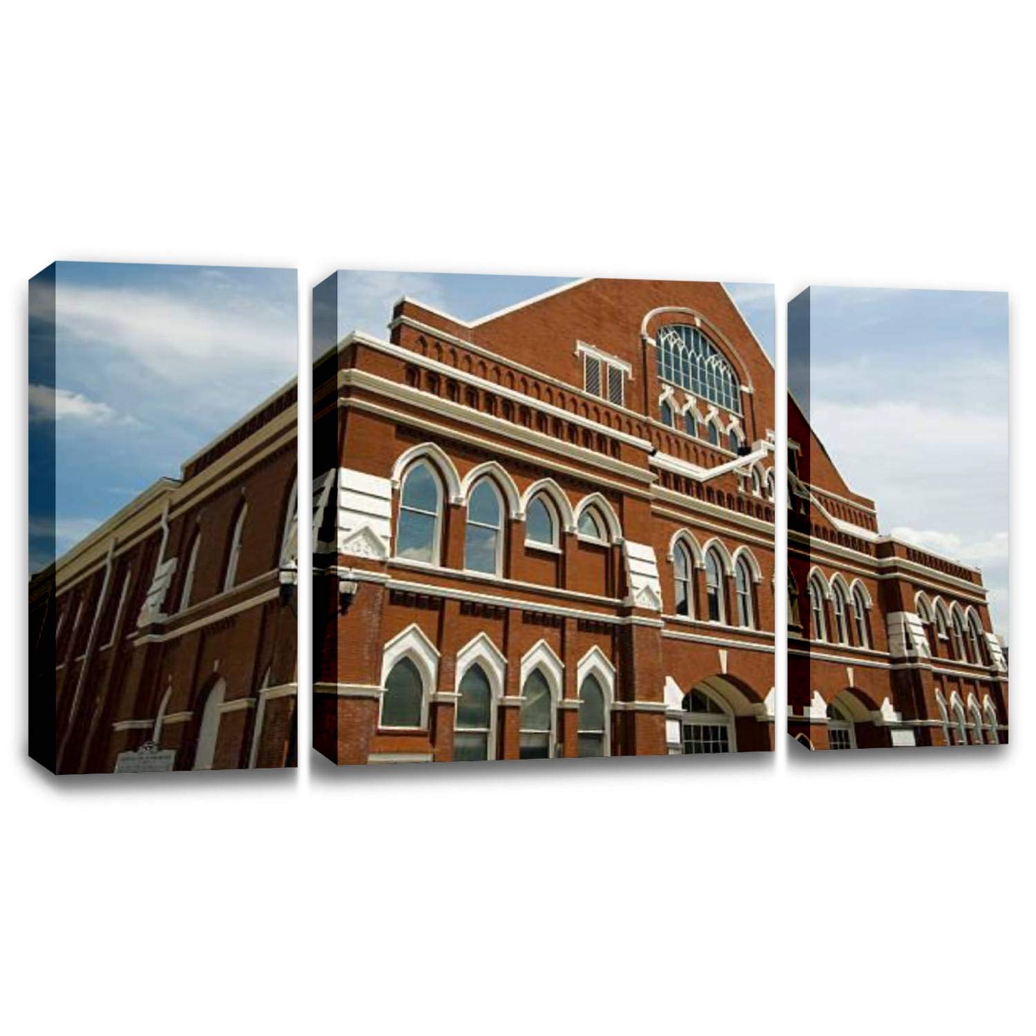 CCArtist Ryman Auditorium Canvas Wall Art Print - Modern Abstract Painting for Living Room & Bedroom Decor - Perfect for Home, Office & Gift Giving