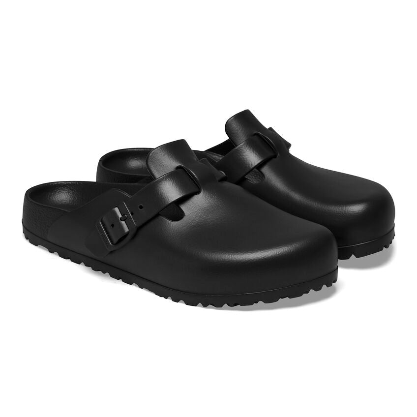 Birkenstock Boston Essentials EVA Clogs in Black | Comfortable & Lightweight Unisex Sandals for Men & Women | Perfect for Home, Office & Casual Wear
