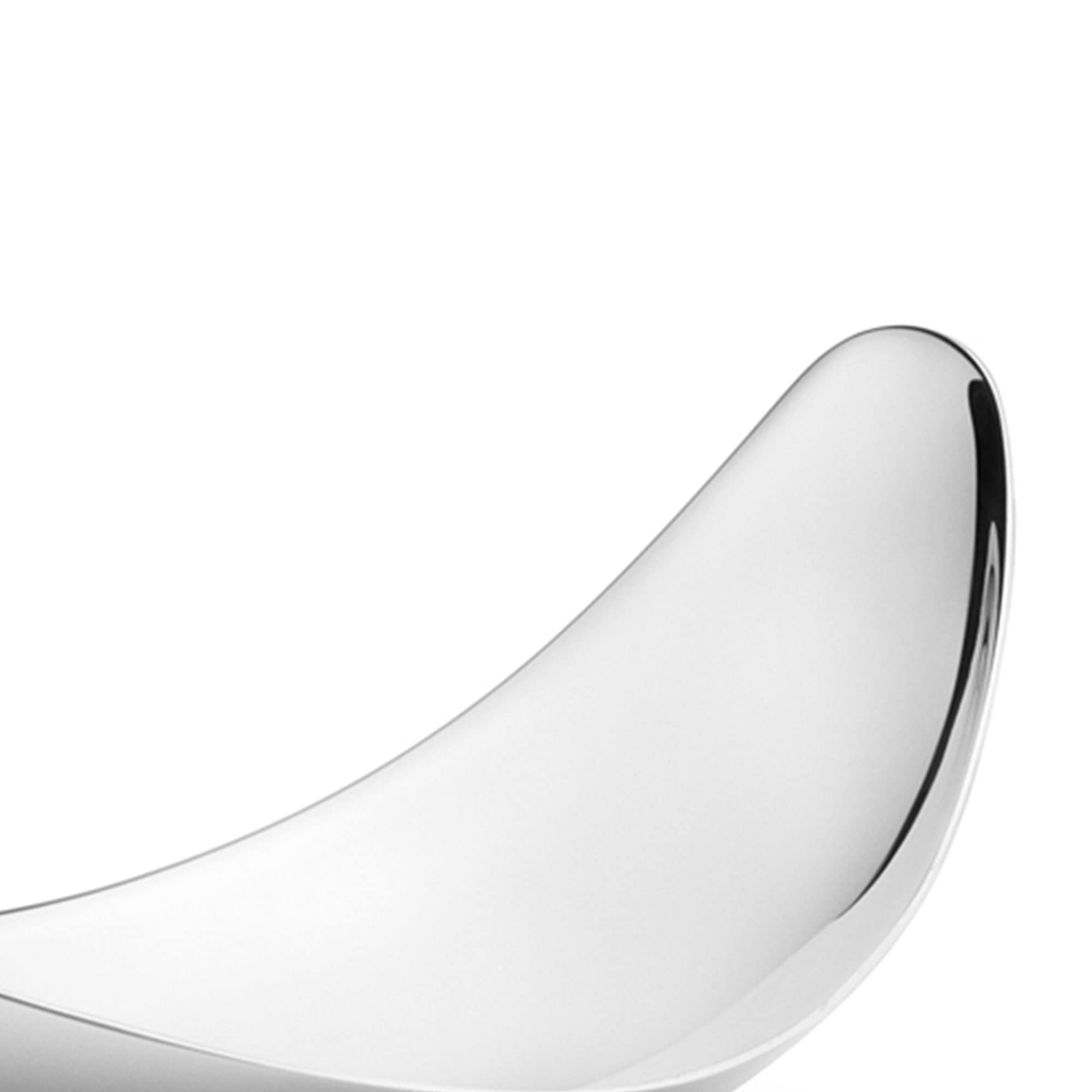 George Jensen Mirror Finish Leaf Dish - Small Stainless Steel Serving Tray for Candy, Jewelry & Home Decor