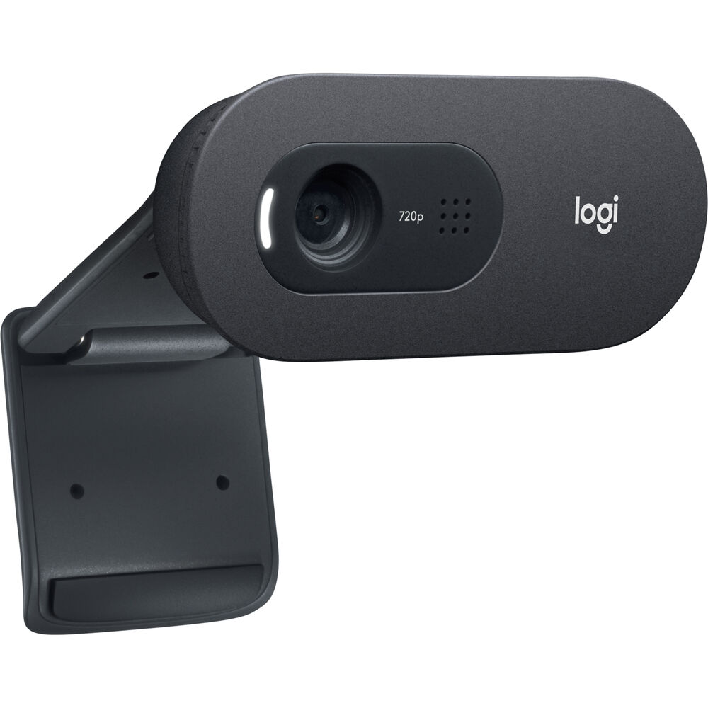 C505 HD 720p Webcam with Long Range Microphone - Perfect for Video Conferencing, Online Classes & Streaming