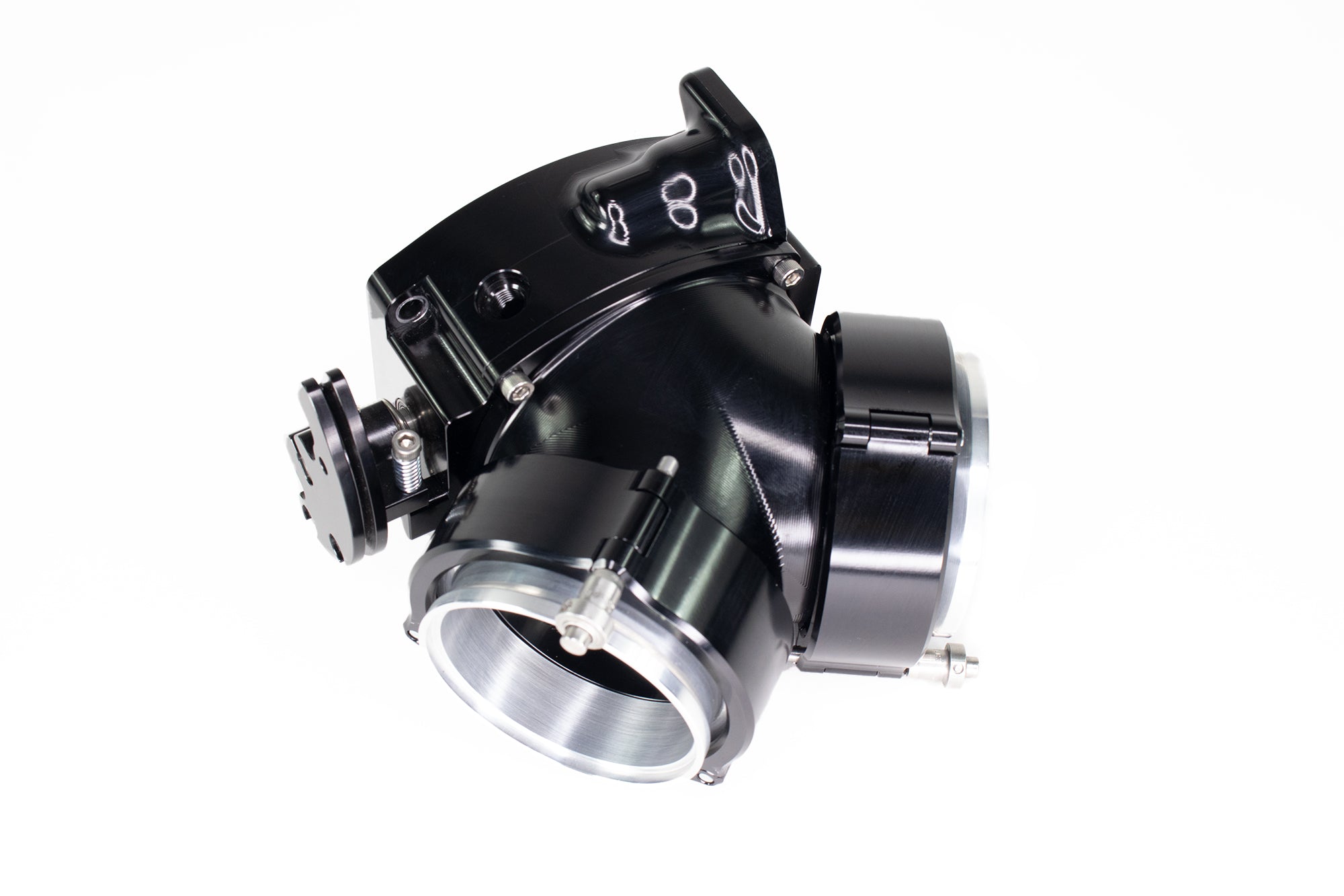 Billet 'Y' Connection with 3 Quick Seals for ICON 92mm Throttle Body - High Performance Intake Adapter for Racing & Off-Road Vehicles - Perfect for Turbo Upgrades & Engine Modifications