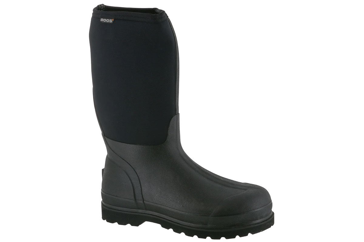 Bogs Rancher Black Waterproof Insulated Work Boots for Men - Durable Winter & Outdoor Work Boots for Farming, Construction & Hiking
