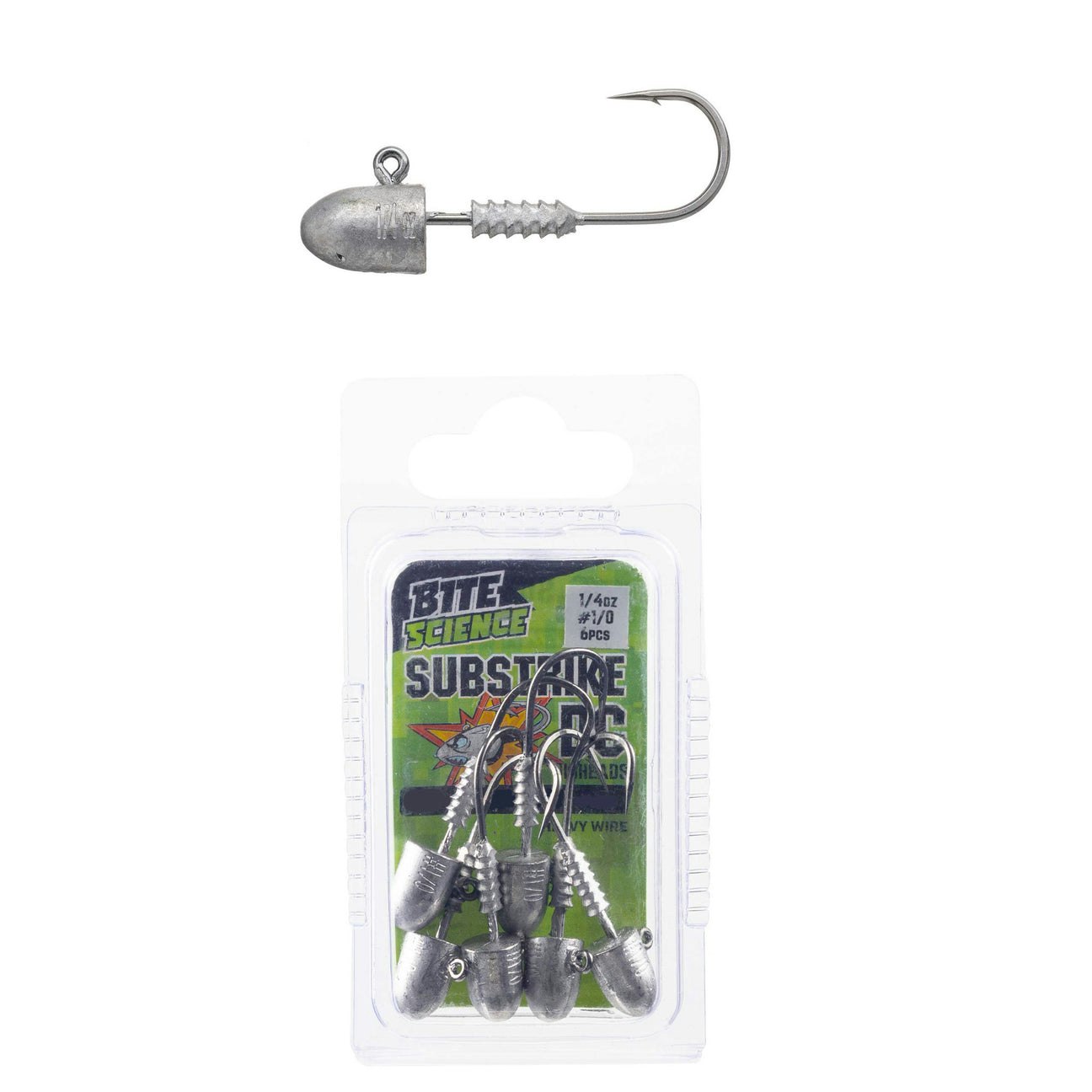 Bite Science Substrike DC Jigheads - Premium Fishing Jigs for Bass, Walleye & Saltwater - Perfect for Deep Water & Fast Current Fishing