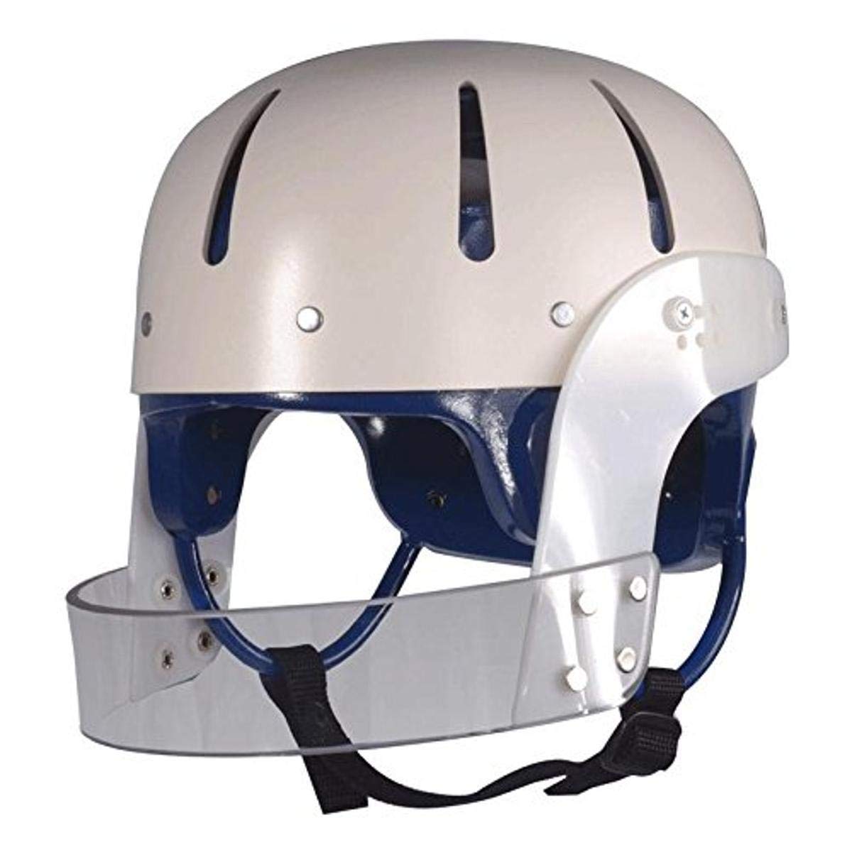 Danmar Products Hard Shell Helmet with Face Bar - Large Size, Royal Blue Foam Liner for Motorcycle, ATV & Bike Riding Safety Gear | Impact Protection for Adults