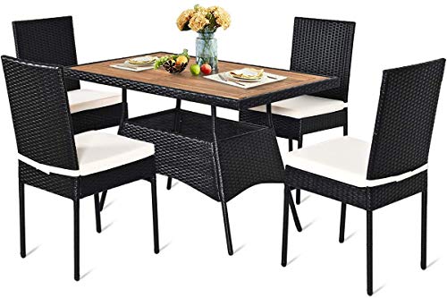 Black With Wood Top