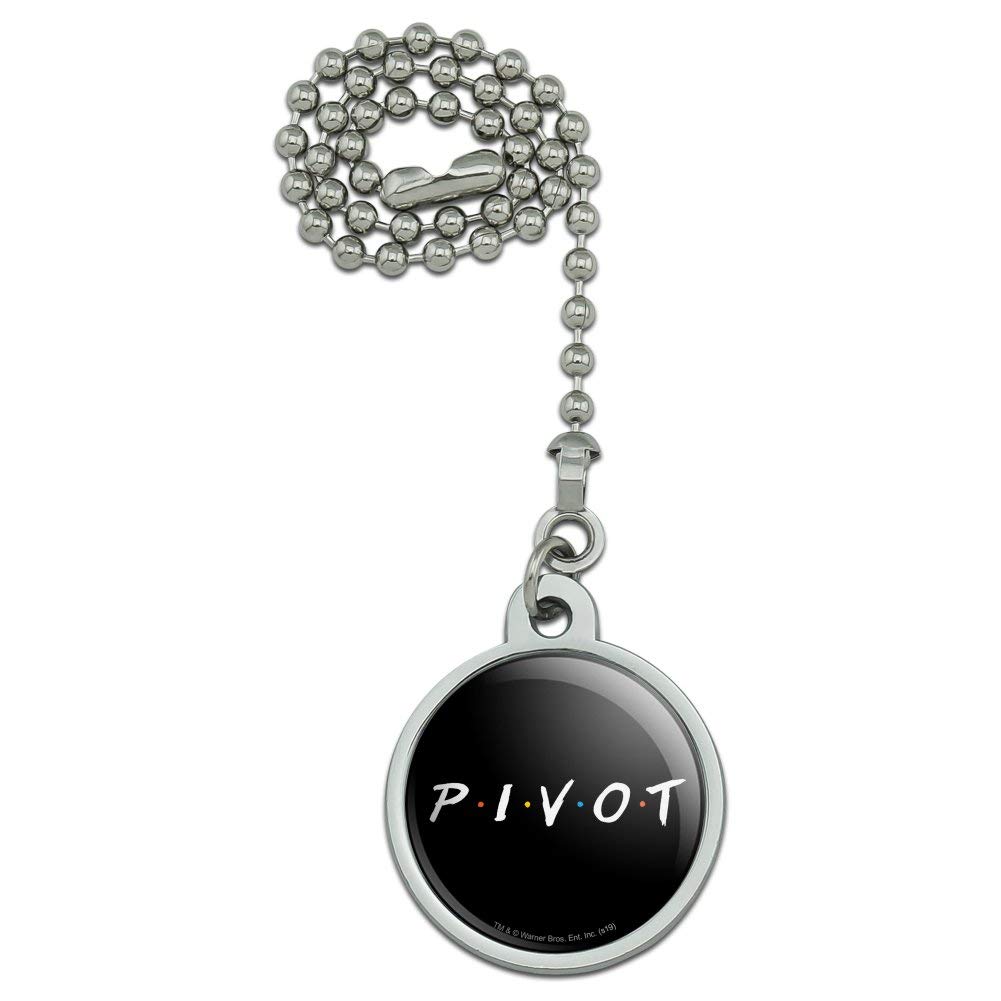 Friends TV Show Themed Pivot Ceiling Fan & Light Pull Chain - Perfect for Living Room, Bedroom, and Office Decor