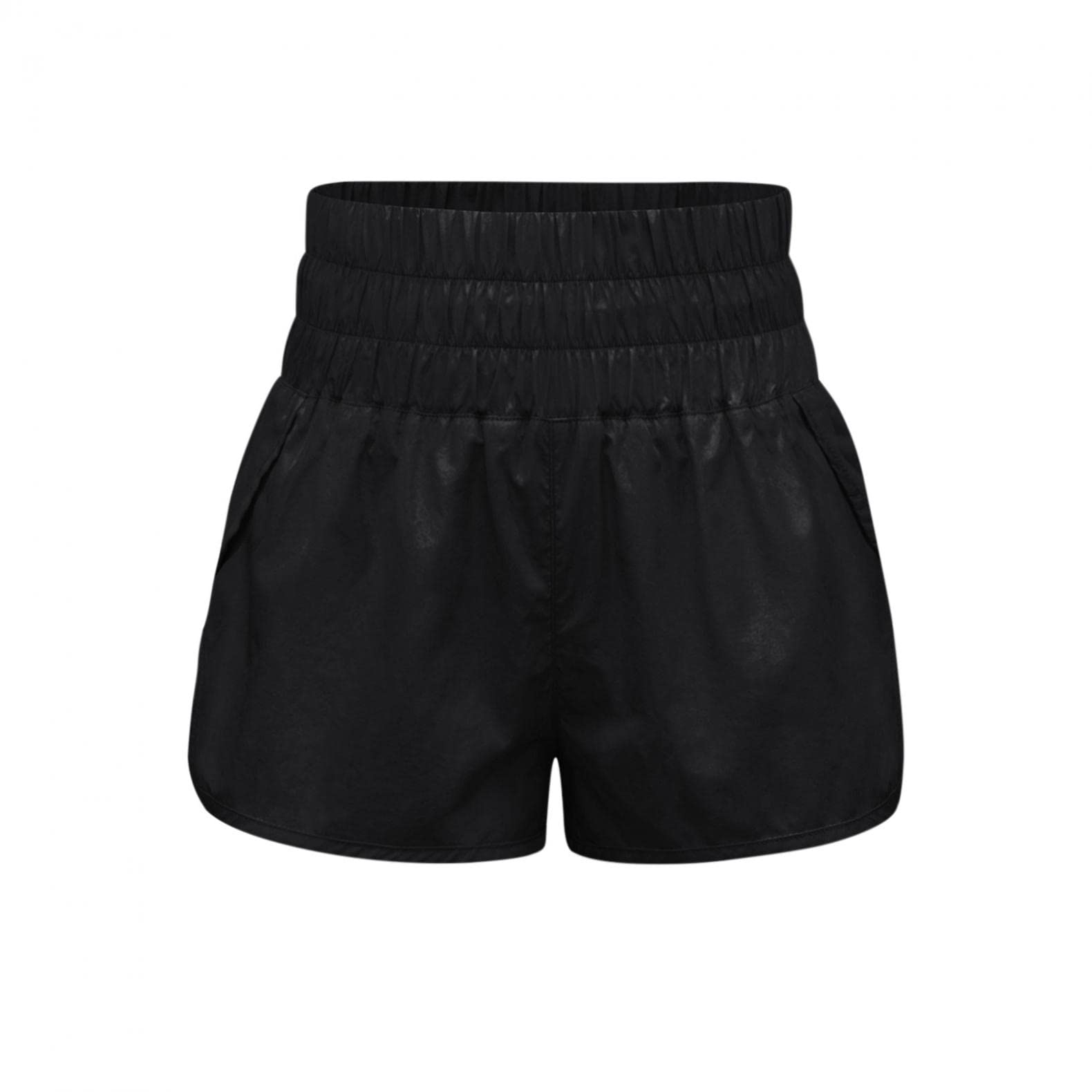 Women's High Waisted Running Shorts - Gym & Yoga Workout - Summer Athletic Wear