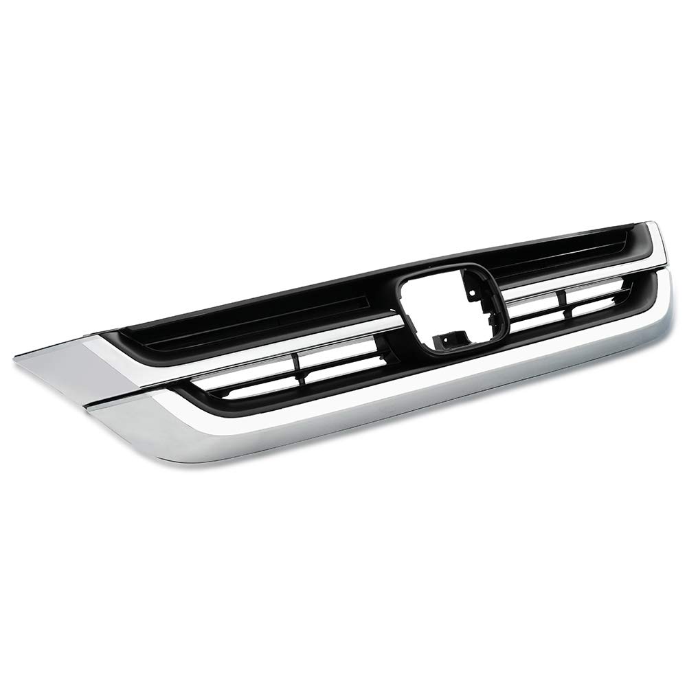 Honda CR-V 2010-2011 Front Upper Hood Bumper Grille Replacement - ABS Plastic Compatible with 2010 2011 CRV Models | Durable Auto Body Part for Off-Road & Daily Driving