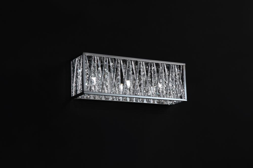 Terra 3-Light Bathroom Vanity Light Fixture - Modern LED Wall Sconce for Makeup Mirror Lighting, Bedroom & Dressing Room Decor