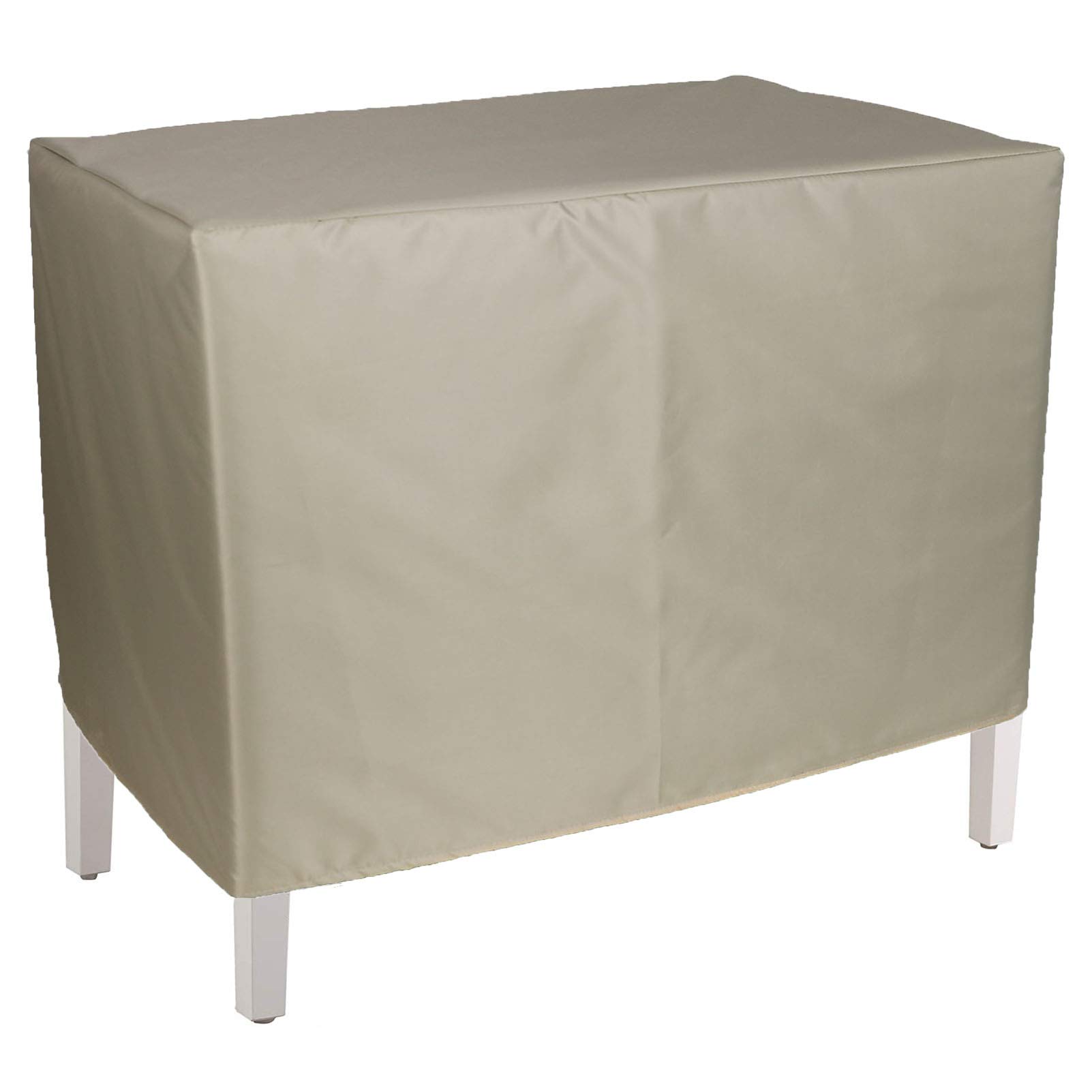 Waterproof 48x48x30in Heavy Duty 420D Oxford Cube Garden Furniture Covers - Outdoor Patio Table Covers for Rattan Furniture Sets, All-Weather Protection for Backyard, Deck, and Poolside Use