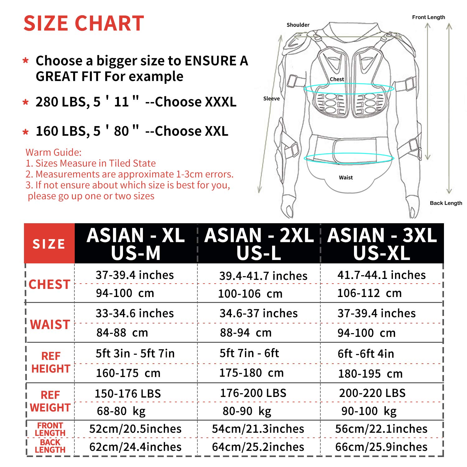 Best Motorcycle Protective Gear Set - Body Armor & Chest Protector with MTB Knee Pads for Dirt Bike Riding - Perfect for Off-Road, Motocross & Adventure Cycling Safety