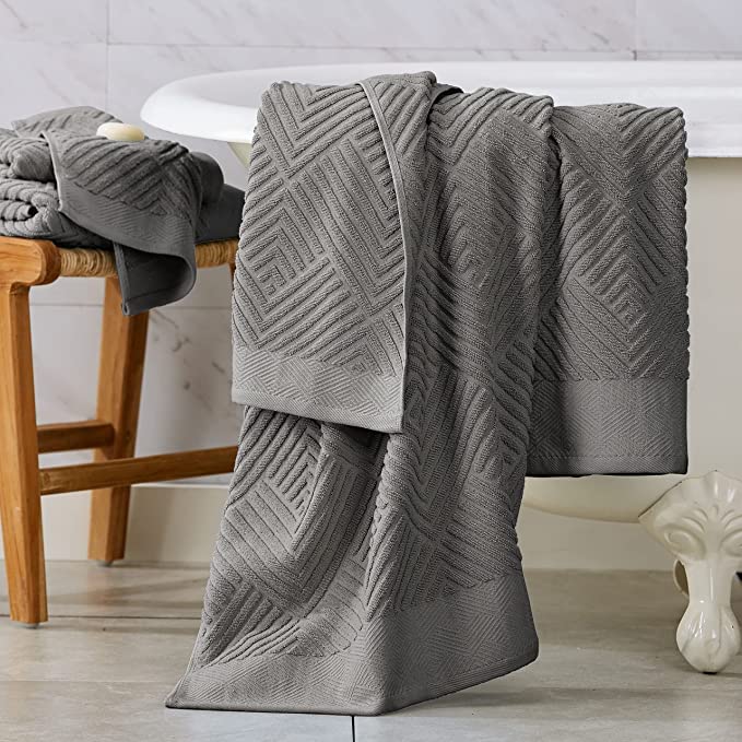 Premium 100% Cotton Bath Towels Set - Ultra Soft, Quick Dry & Highly Absorbent | 27