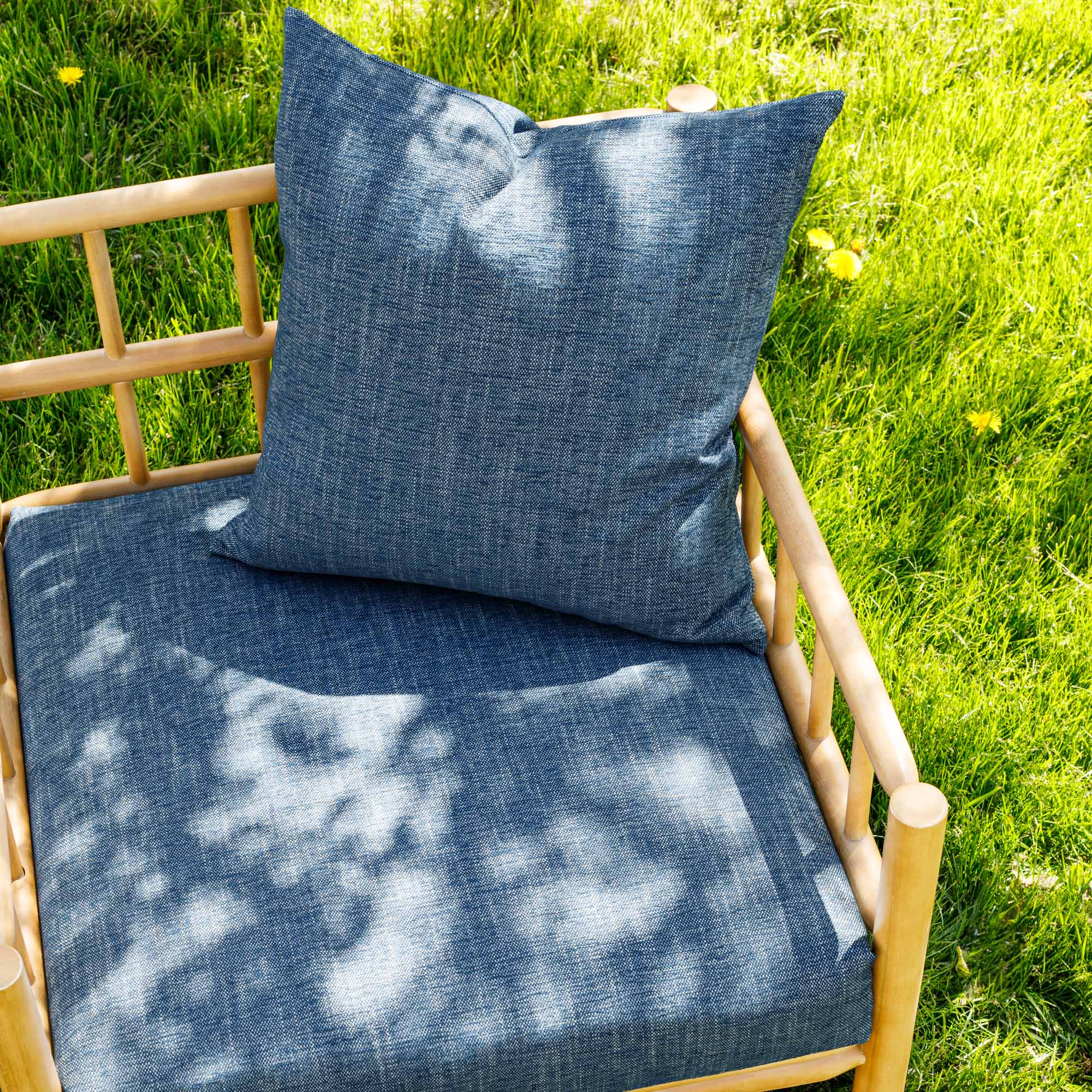 Parker InsideOut Reversible Fabric in Indigo Blue - Stylish & Versatile for Home Decor, DIY Projects, and Fashion Accessories