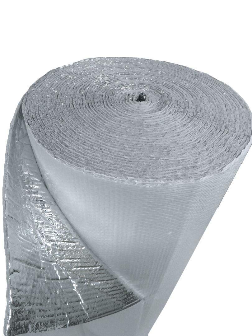24in x 100ft Reflective Insulation Roll - R8 Radiant Barrier for Metal Buildings, Basements, Pole Barns & Crawlspaces | Heat & Moisture Protection | DIY Home & Garage Insulation Solution