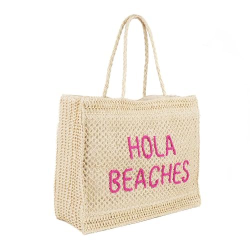 Hola Natural With Pink Embroidery
