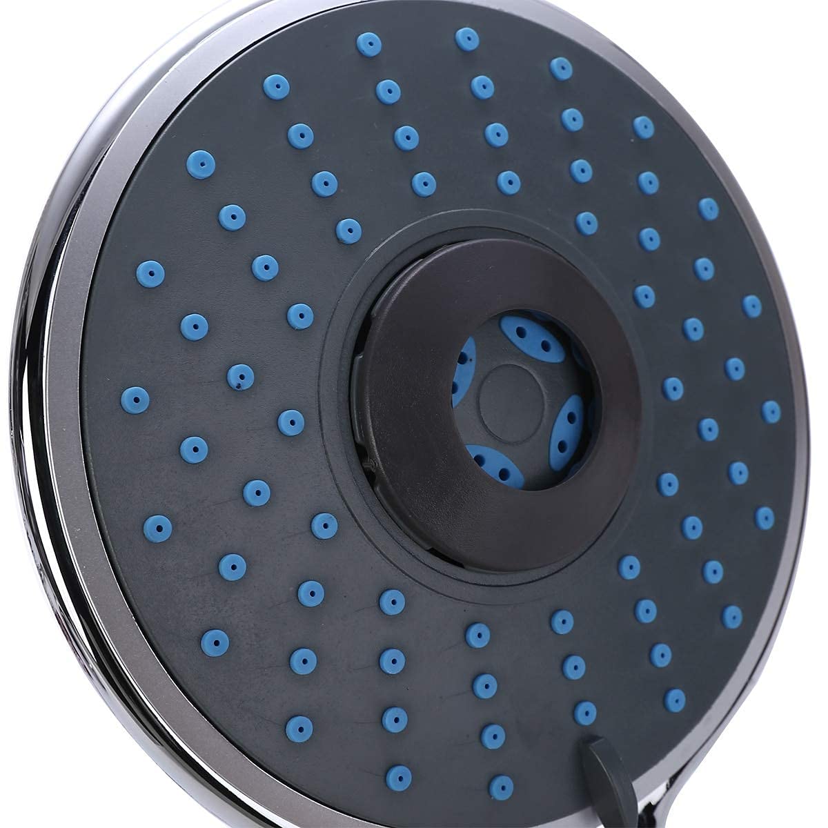 5-Mode Adjustable Chrome Large Shower Head with Hose - High Pressure Water Saving Showerhead for Bathroom, Perfect for Spa-Like Experience & Water Conservation