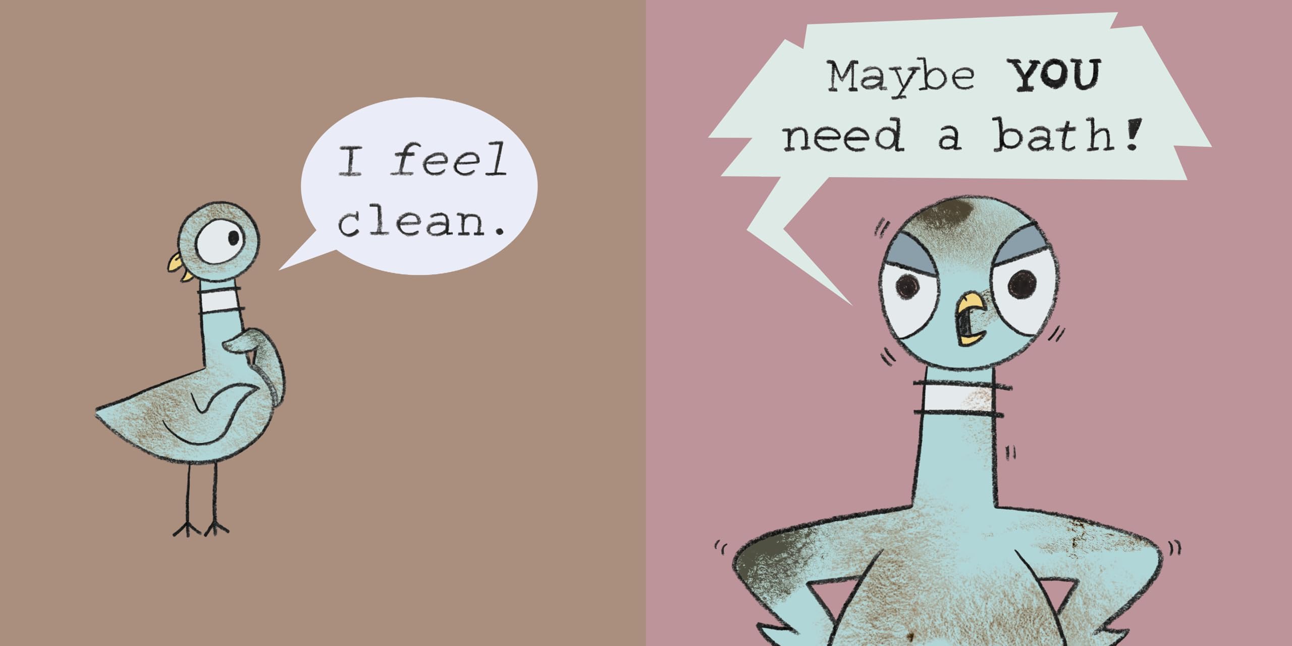 Pigeon Needs a Bath! - Fun Children's Book from The Pigeon Series by Mo Willems - Perfect for Bedtime Stories & Early Reading