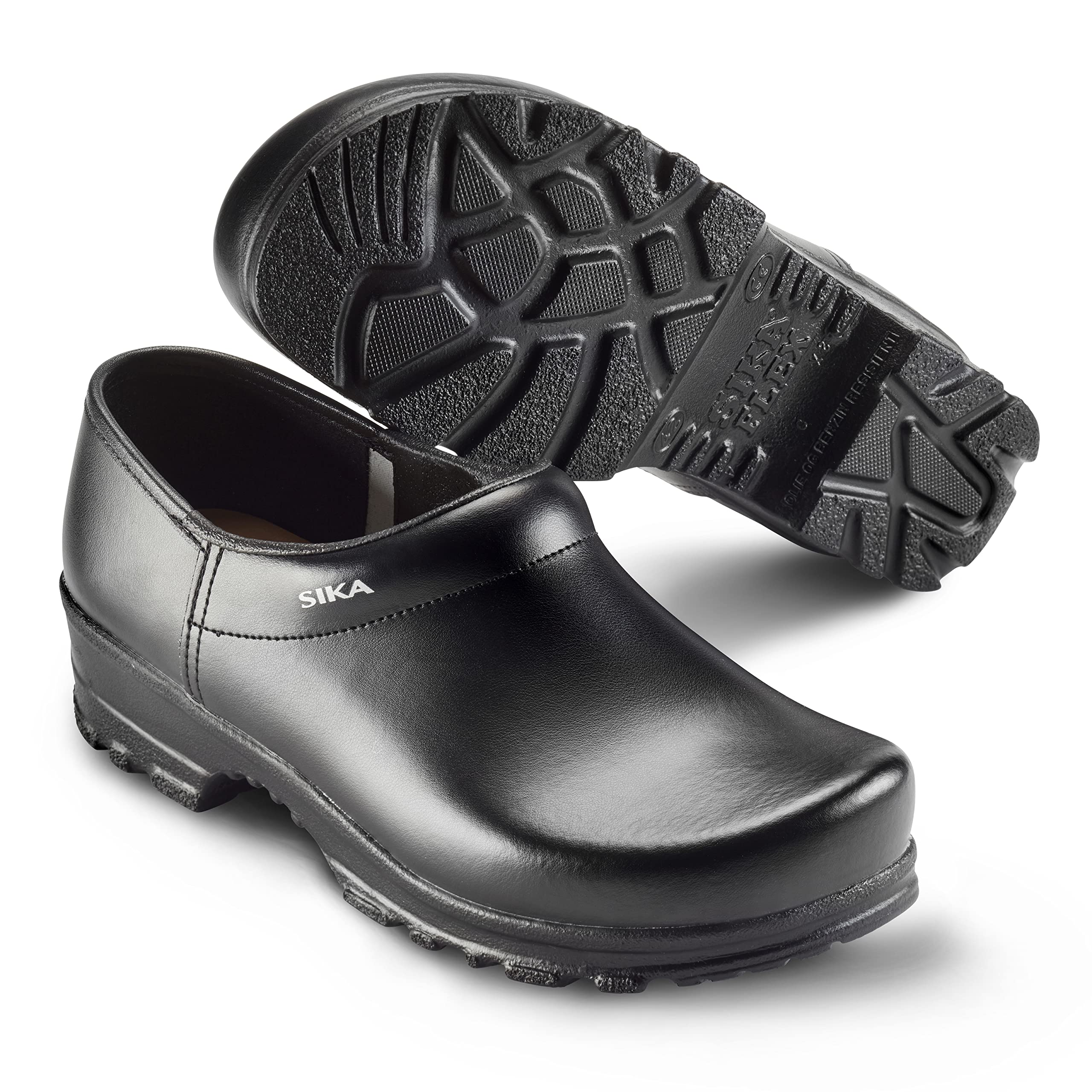 SIKA 8005 Flex LBS Non-Slip Safety Clogs - Waterproof & Comfortable Work Shoes for Pharmaceutical, Food Industry, Hospital, Healthcare, Catering (HORECA), Kitchen Staff, Service & Cleaning Professionals - Ideal for Long Shifts in Wet Environments