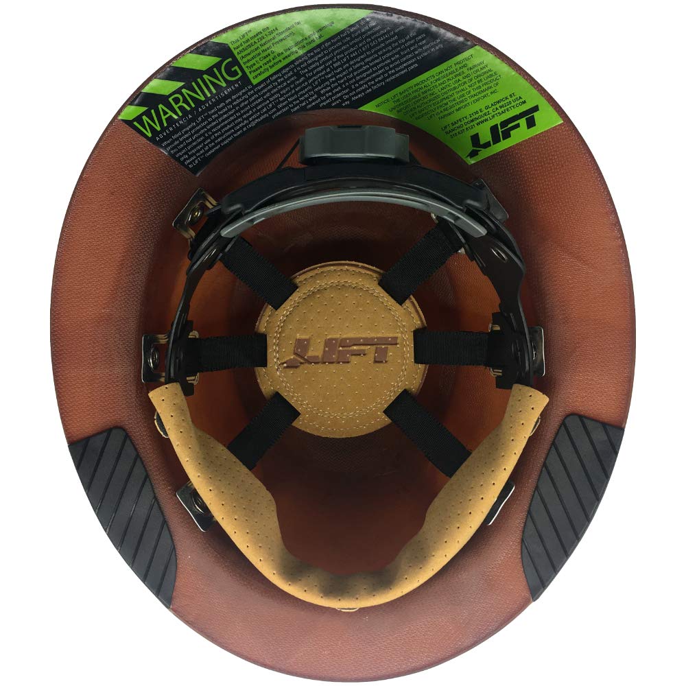 Fiberglass Composite Full Brim Safety Helmet - ANSI Certified Hi-Viz Lime Hard Hat with Reflective Decals & Tote Bag - Ideal for Construction, Industrial Work & Outdoor Safety
