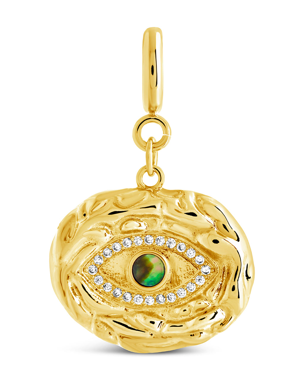 Evil Eye Charm for Protection - Molten Glass Pendant Necklace for Women & Men | Spiritual Jewelry for Good Luck, Ward Off Negativity | Perfect for Gifts, Meditation, Yoga, and Daily Wear
