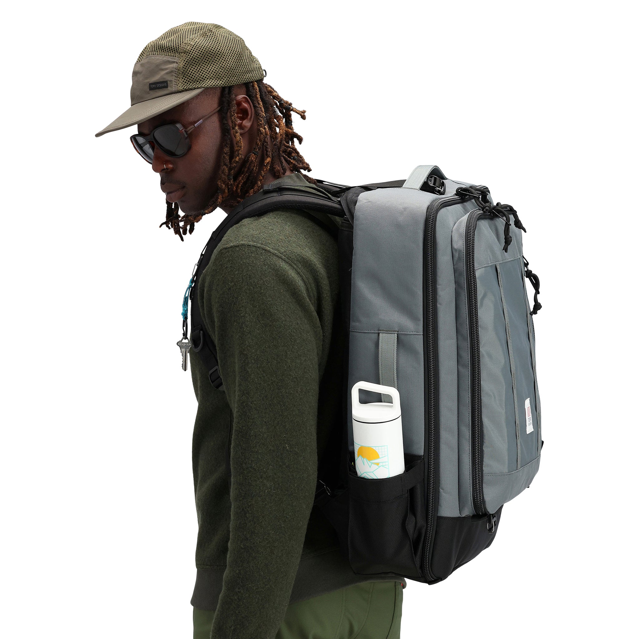 40L Lightweight Durable Travel Backpack for Men & Women - Waterproof Carry On Luggage for Airplane, Hiking, Camping & Business Trips