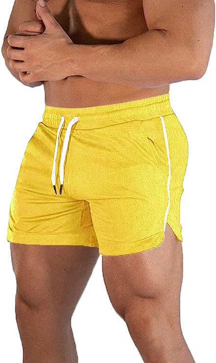 EVERWORTH Men's 5 Inch Inseam Athletic Shorts - Gym Workout, Running, Bodybuilding & Casual Wear - Lightweight Quick-Dry Training Shorts for Men | Perfect for Workouts, Jogging & Summer Activities