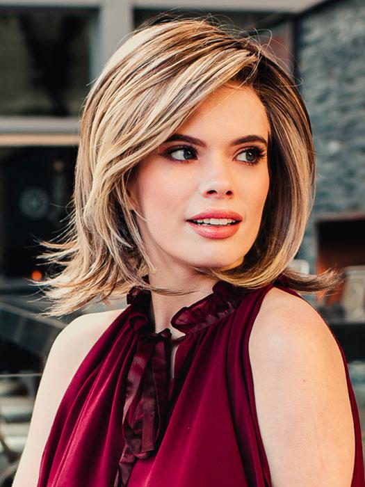 Big Time | HF Synthetic Lace Front Wig with Mono Top - Natural Looking Hair Replacement for Women | Perfect for Cosplay, Daily Wear & Special Occasions